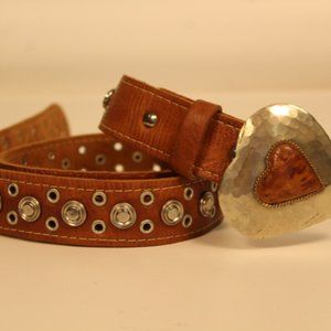 Chico's Leather Moroccan Belt